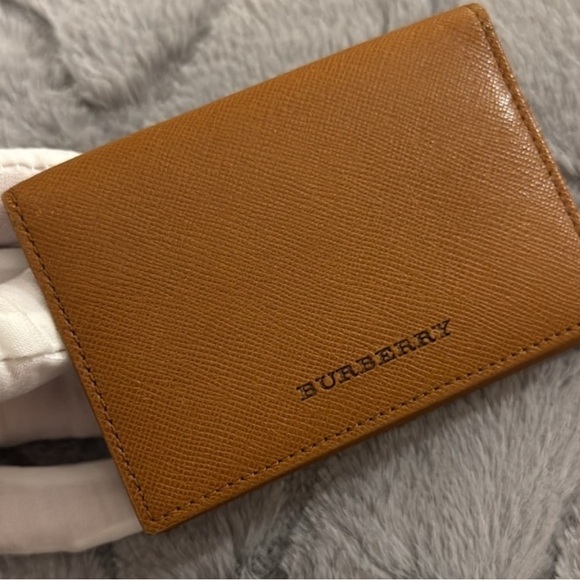 Burberry Tan Leather Card Holder - Picture 5 of 9